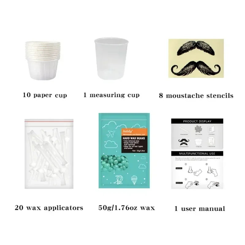 PotFather Nose Wax Kit For Men & Women Nose Hair Removal